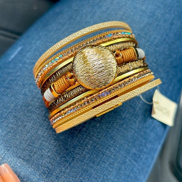 Saachi OPTICAL LEATHER BRACELET - Picture 3 of 6